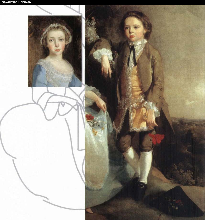 Thomas Gainsborough Portrait of a Girl and Boy